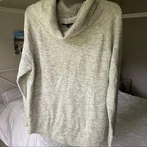 Cowl Neck Grey Sweater
